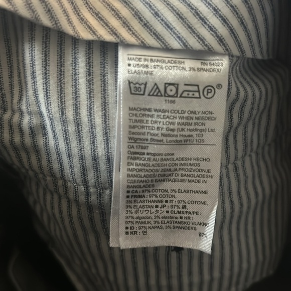 Dark Blue Banana Republic Fulton Chinos - Picture 6 of 7